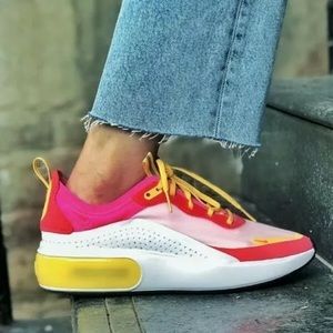 NIKE Air Max Dia SE White Pink Fuchsia Running Shoes Women's  AR7410-102 SIZE 7
